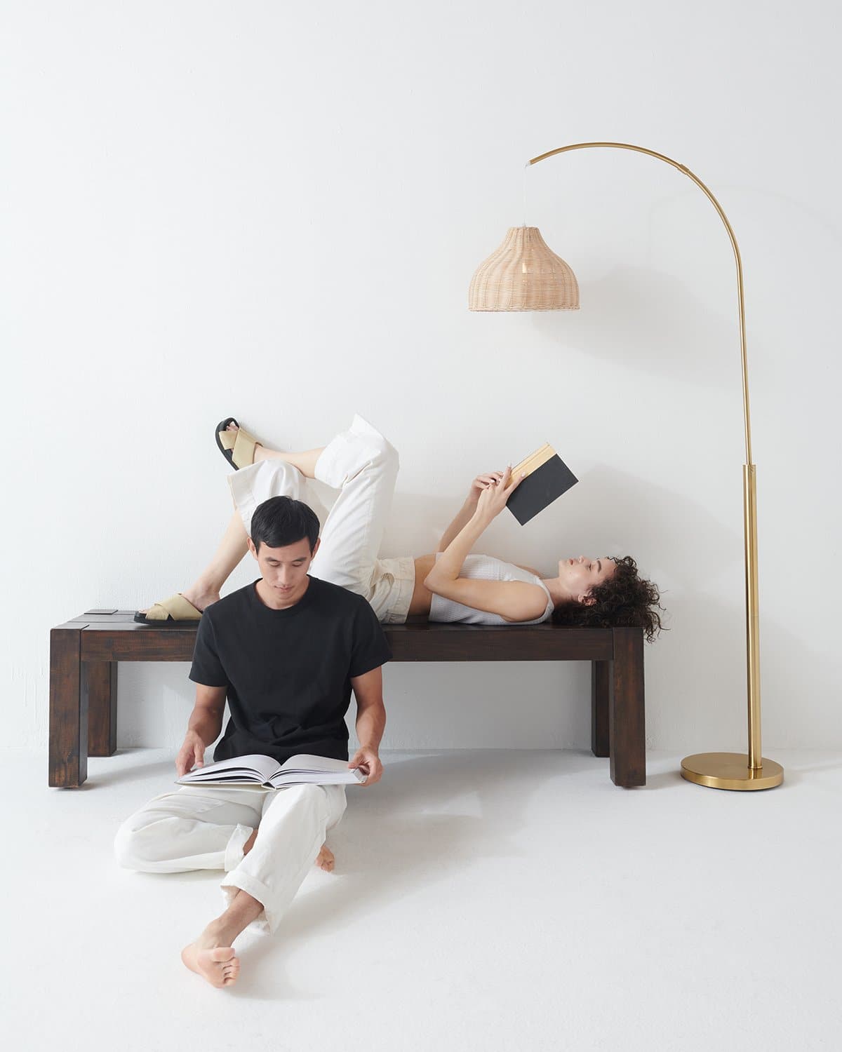 The Lark LED Floor Lamp-Touch Activated