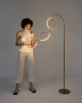 The Trio LED Floor Lamp-Dimmable Touch Control