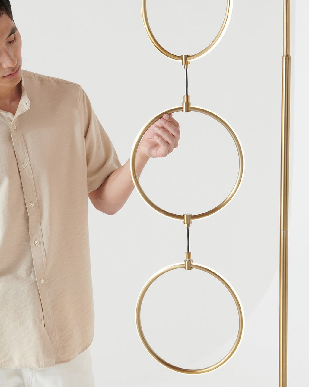 The Trio LED Floor Lamp-Dimmable Touch Control