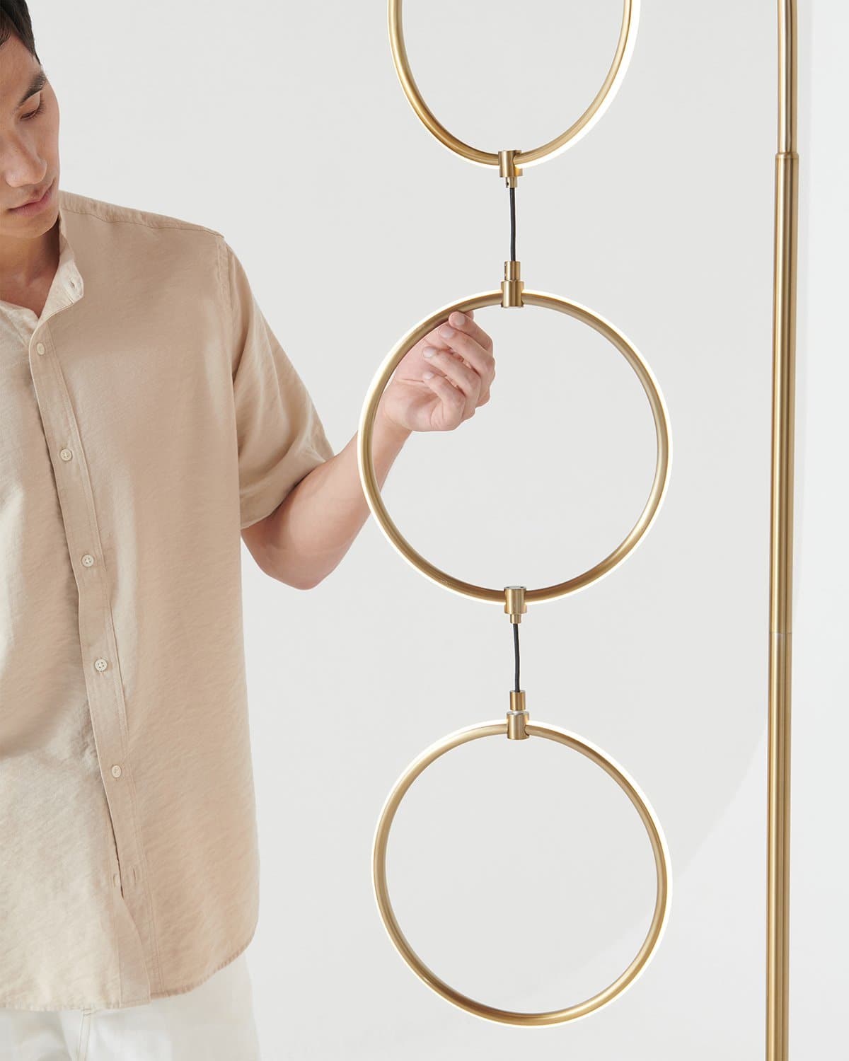 The Trio LED Floor Lamp-Dimmable Touch Control