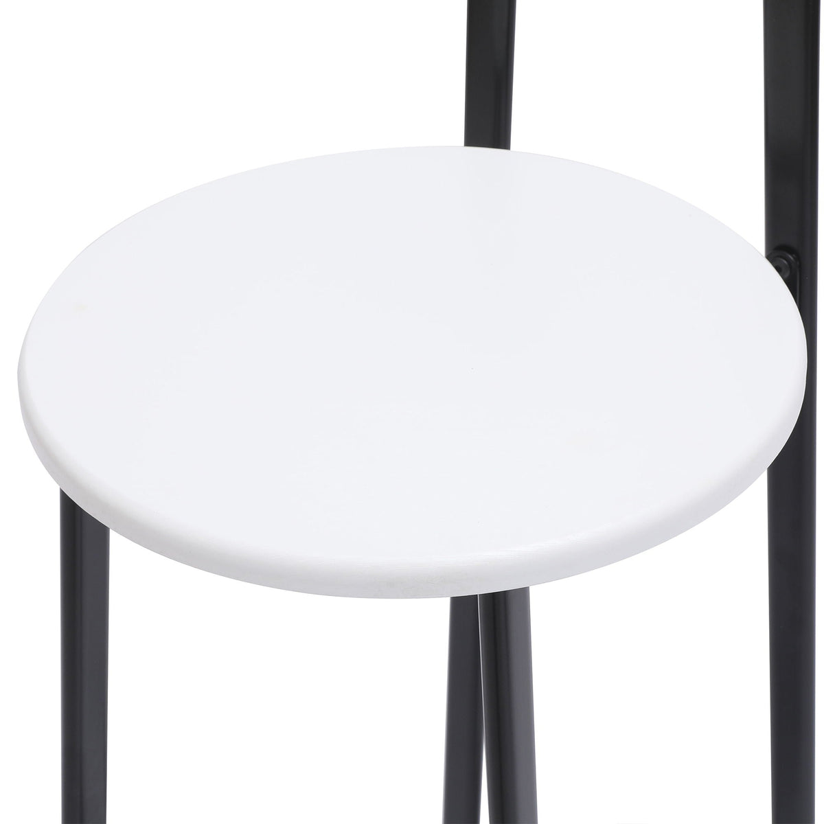Modern Bar Stools with Backrest – Set of 3