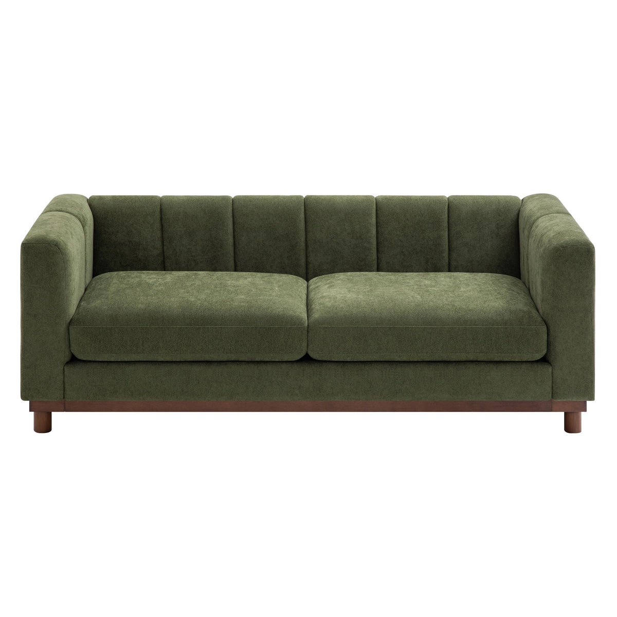 Plush Loveseat Sofa For Living Room