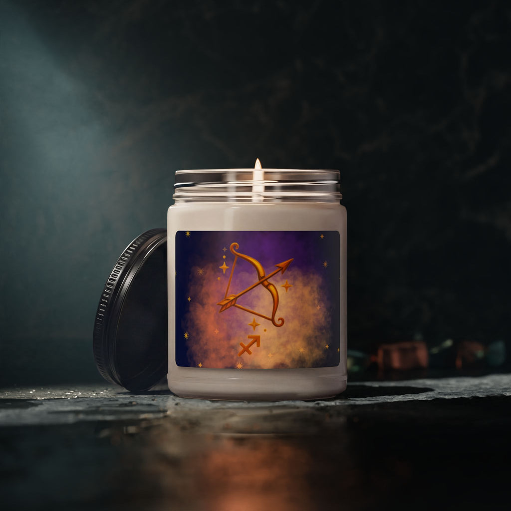 Sagittarius Soy Candle – Adventurous & Free, 9 oz