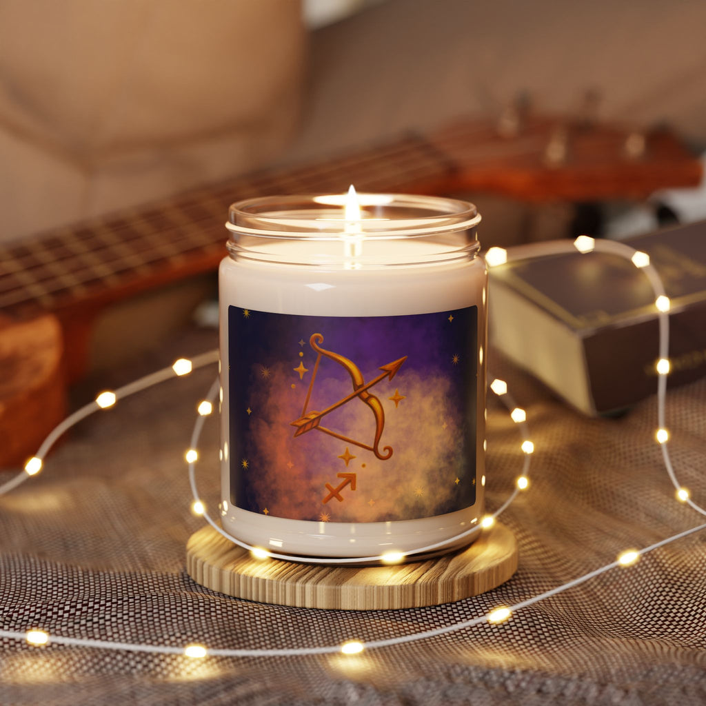 Sagittarius Soy Candle – Adventurous & Free, 9 oz