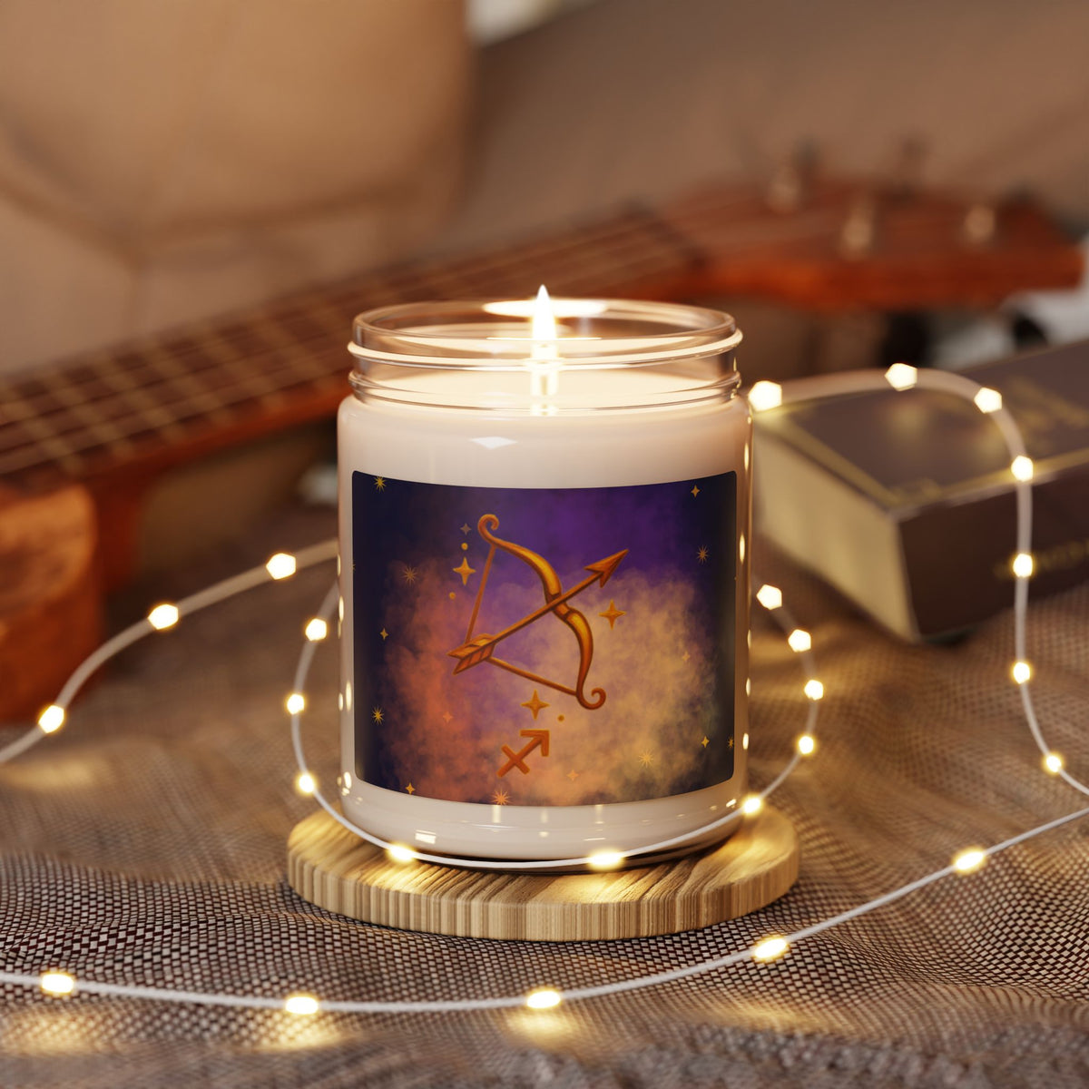 Sagittarius Soy Candle – Adventurous & Free, 9 oz