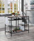 The Lona Kitchen Island-6 Open Shelves