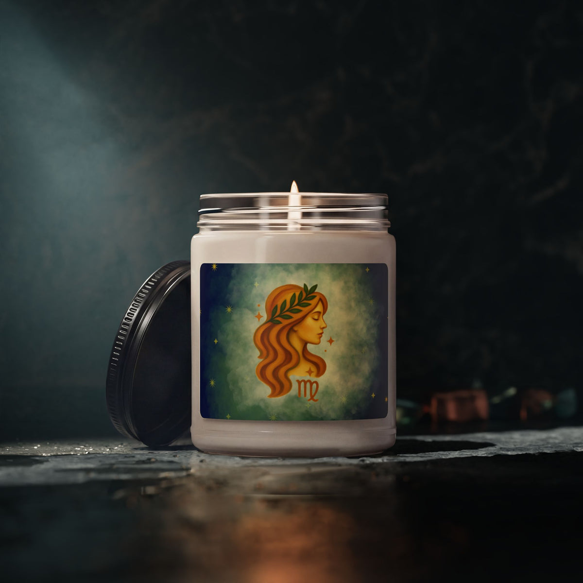 Virgo Soy Candle – Helpful & Analytical, 9 oz