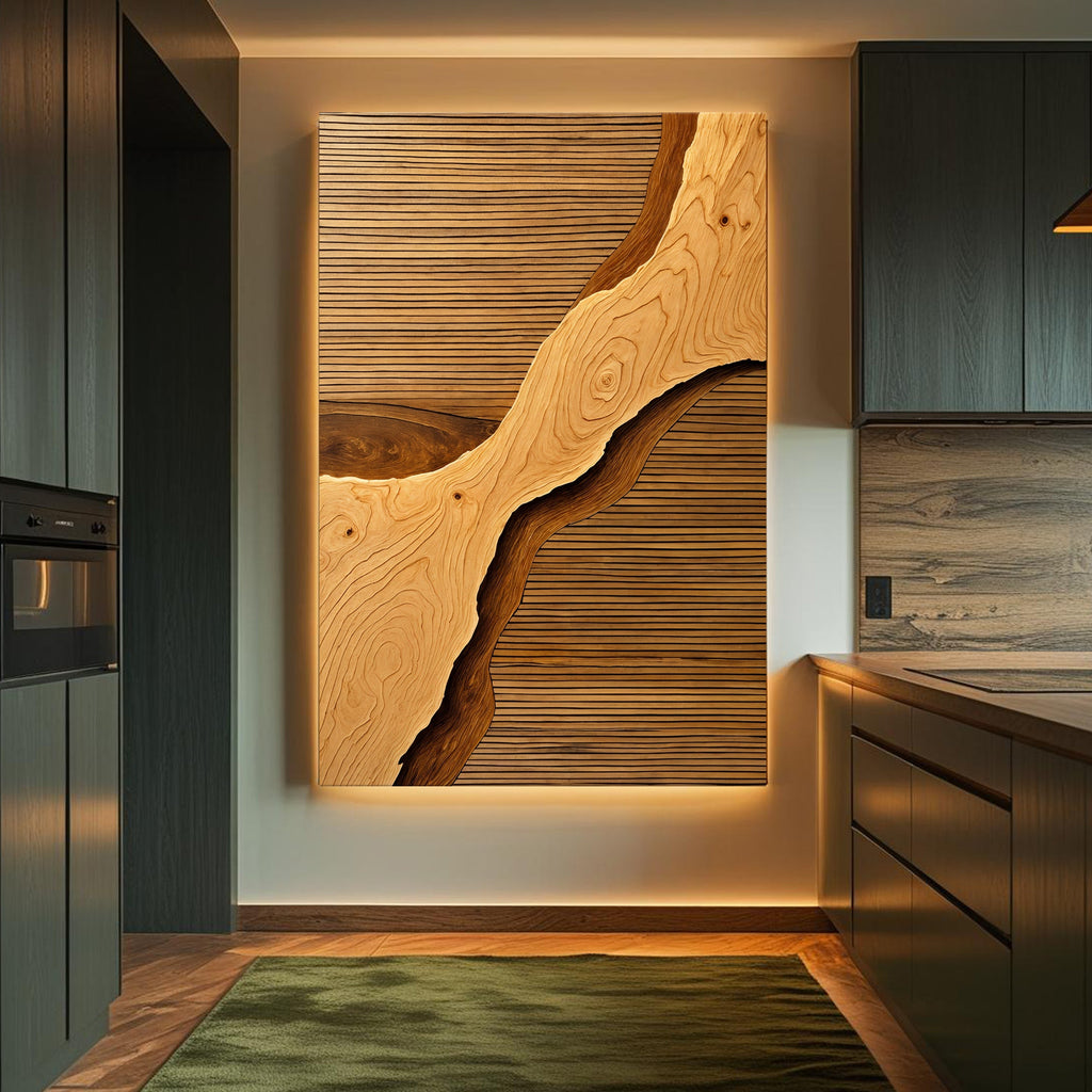 Wood Rift - Wall Art