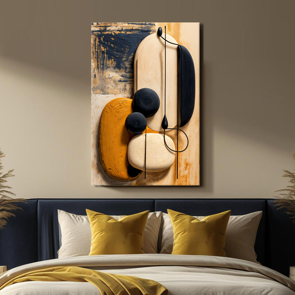 Orange Harmony - Abstract Wall Art