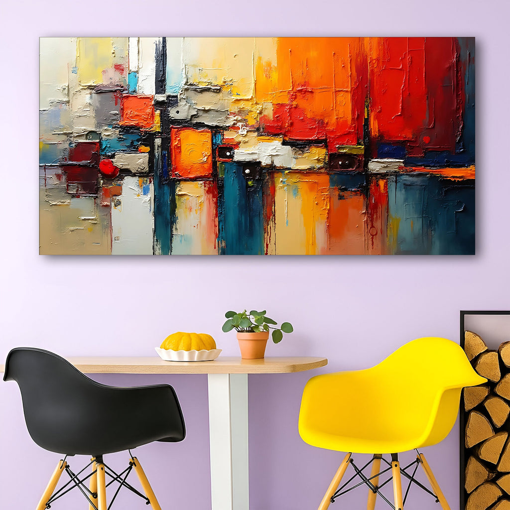 Warm Impasto - Abstract Wall Art