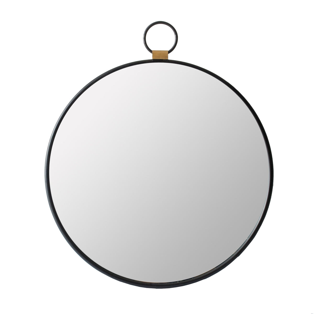Contemporary Minimalist Accent Mirror in Black