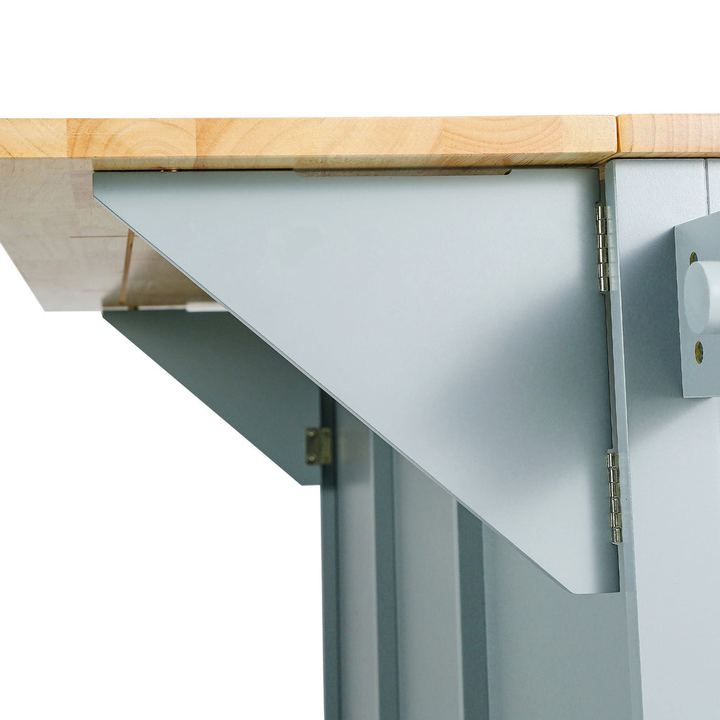 Drop-Leaf Countertop Kitchen Cart