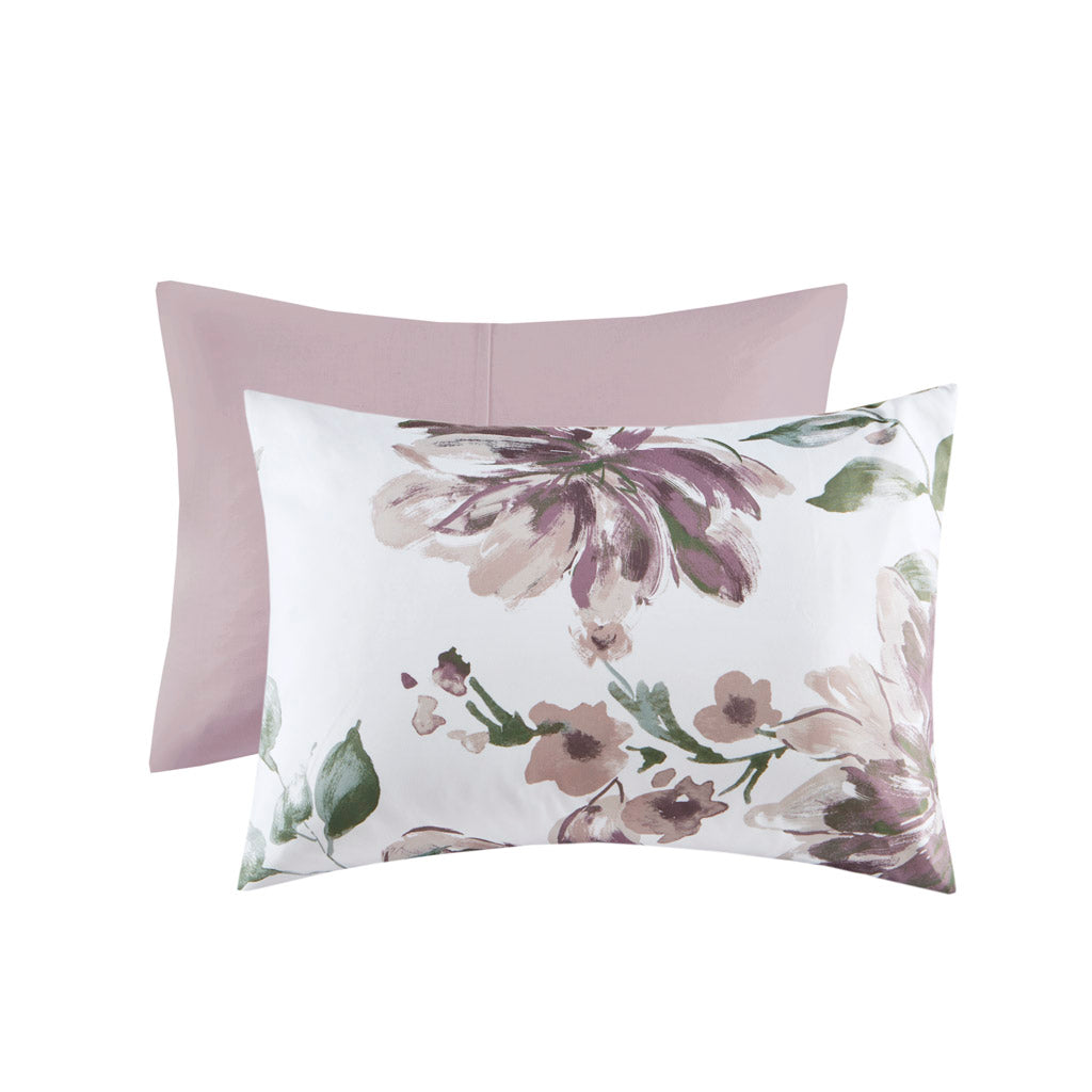 Floral Queen Comforter Set with Bed Sheets