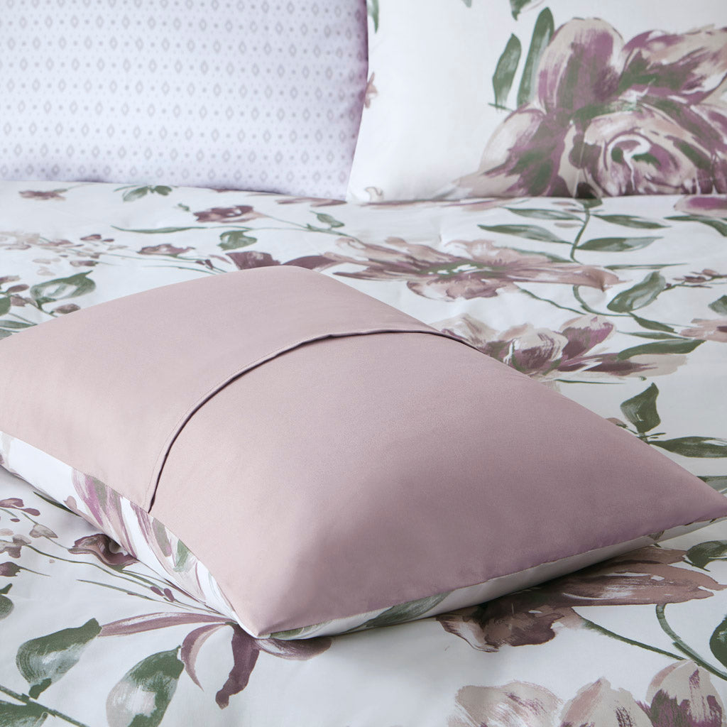 Floral Queen Comforter Set with Bed Sheets
