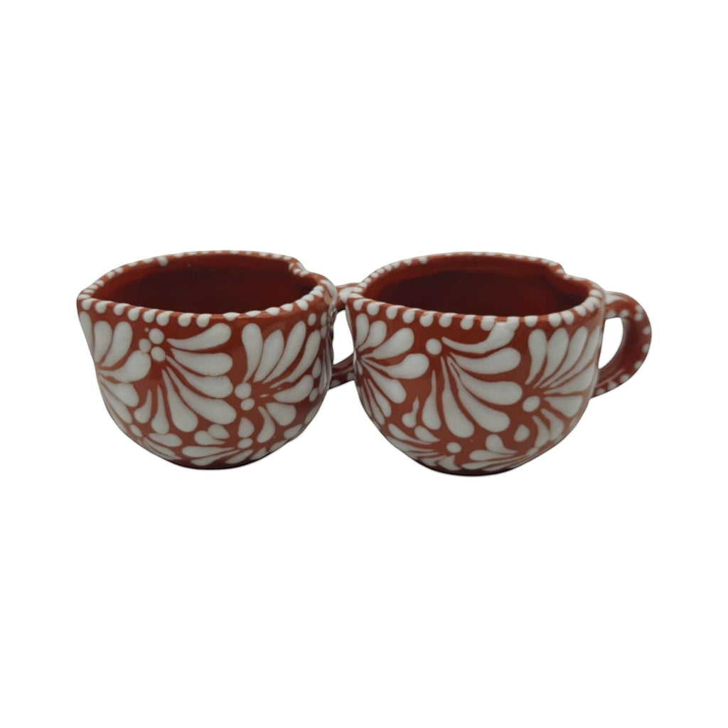 Handmade Talavera Heart Ceramic Coffee Mug – Floral