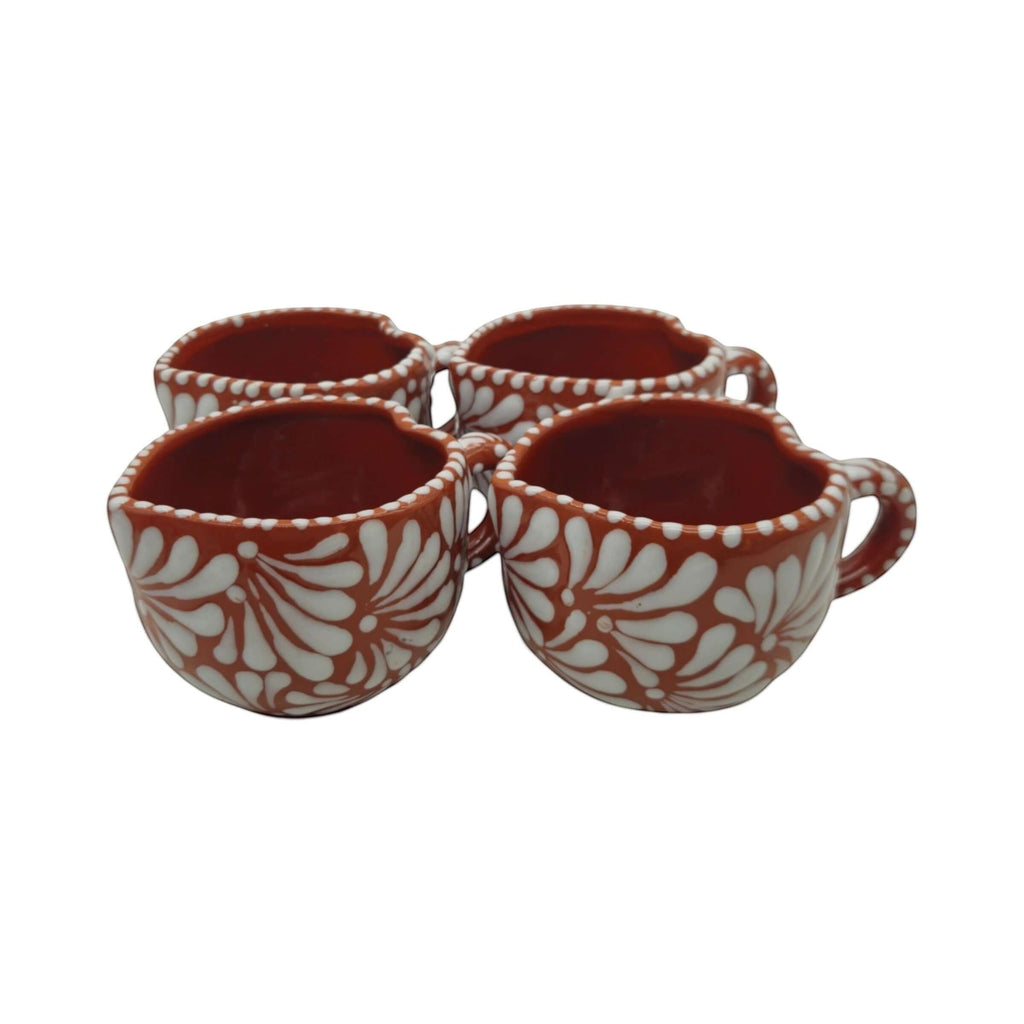 Handmade Talavera Heart Ceramic Coffee Mug – Floral