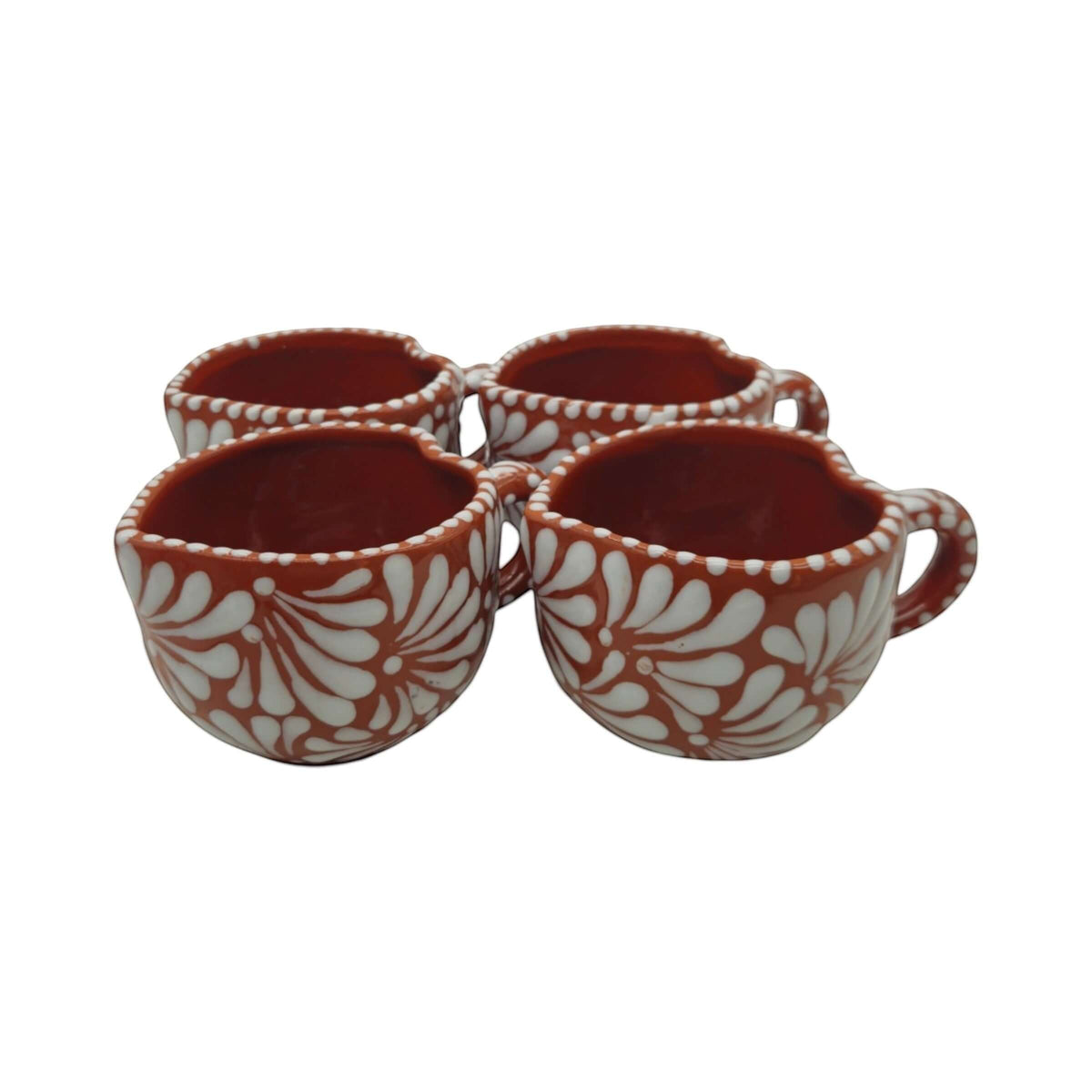 Handmade Talavera Heart Ceramic Coffee Mug – Floral