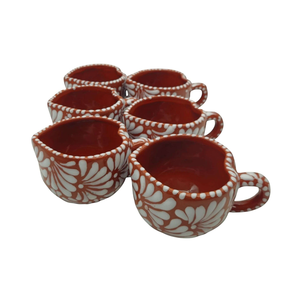 Handmade Talavera Heart Ceramic Coffee Mug – Floral
