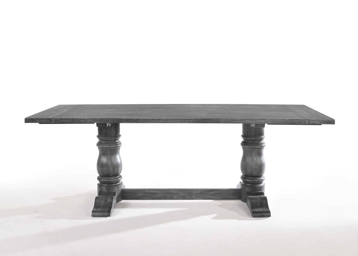 Leventis Weathered Dining Set with 6 Chairs