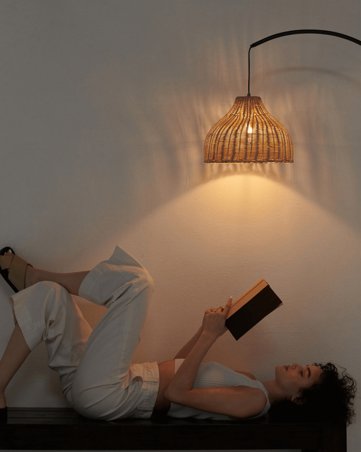 The Lark LED Floor Lamp-Touch Activated