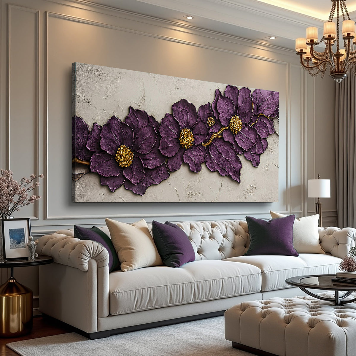 Purple Flower - Wall Art