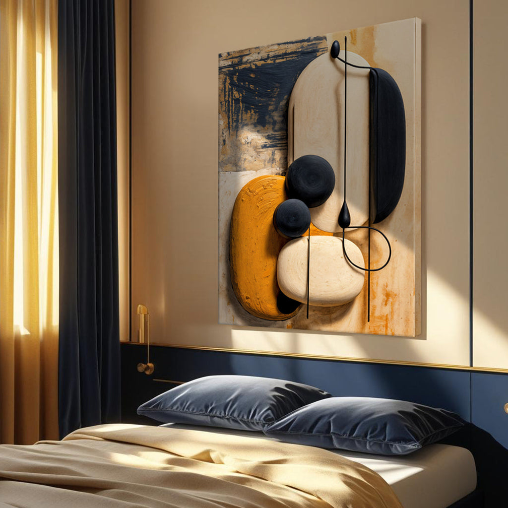 Orange Harmony - Abstract Wall Art
