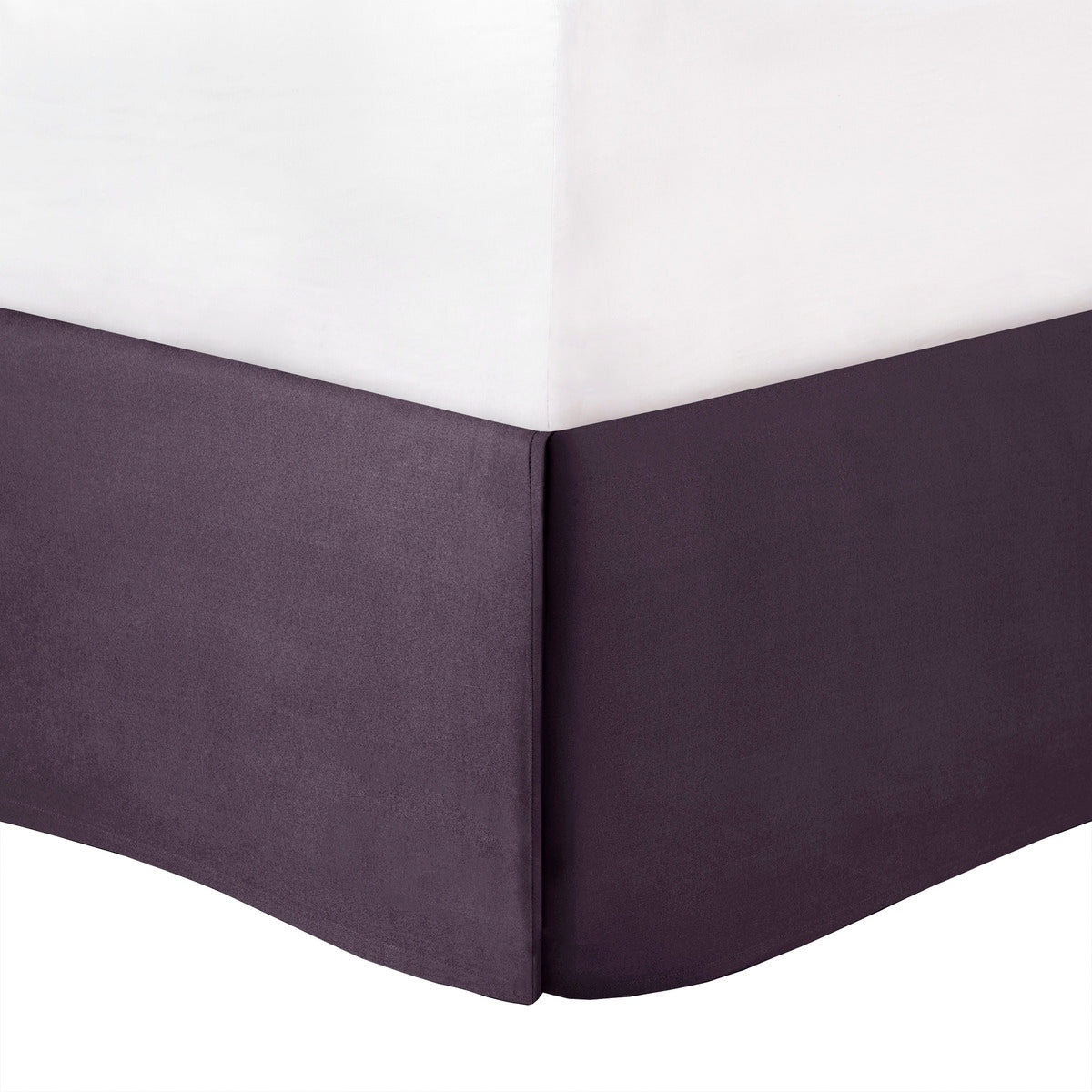 Deep Plum 7 Piece Tufted Comforter Set with Elegant Detailing