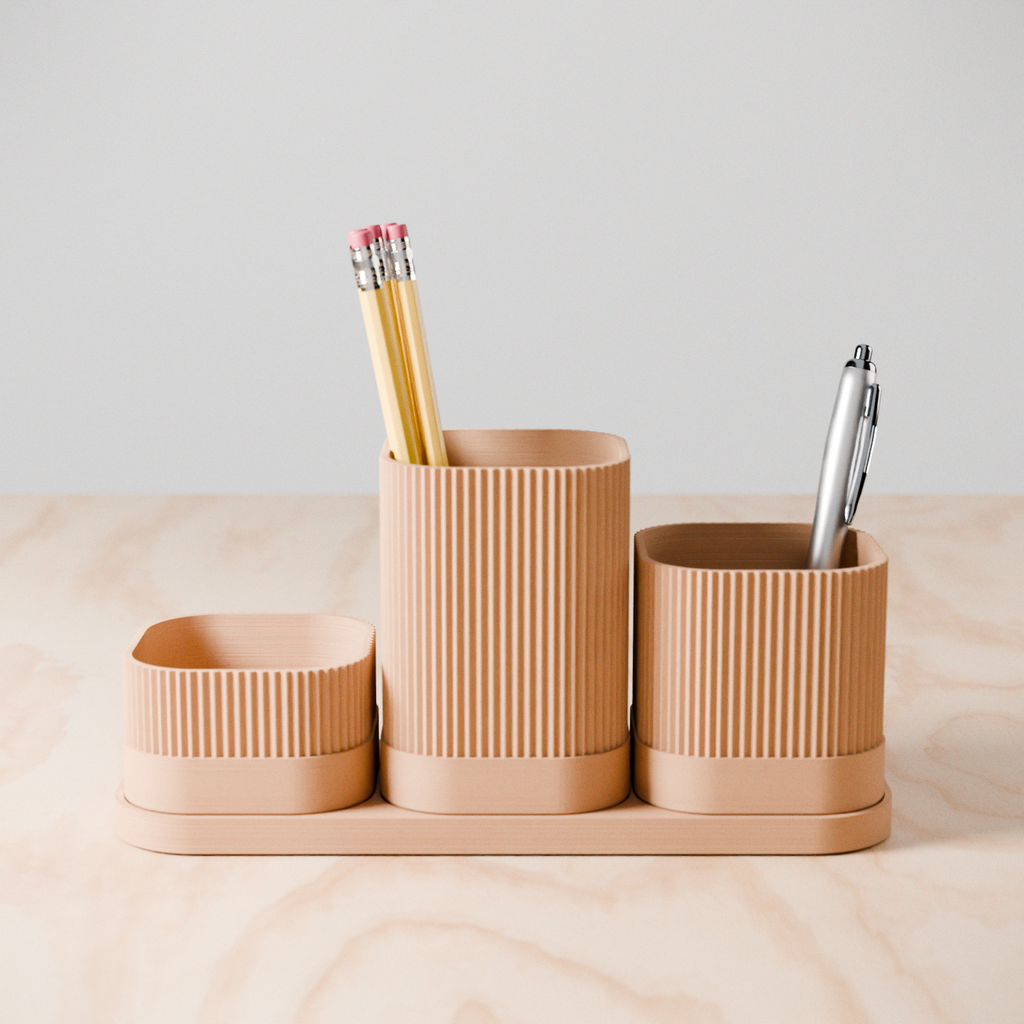 3 Piece Pencil Holder-Eco-Friendly Materials