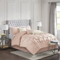 Blush 7 Piece Tufted Full Comforter Set