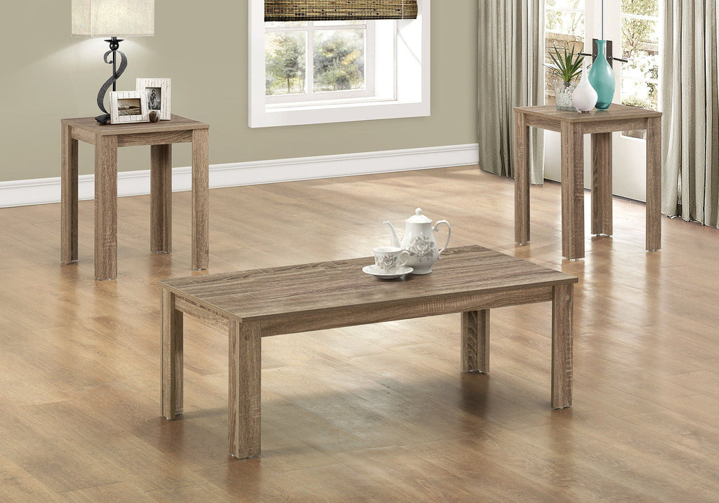 The Linear Accent Table Set-1 Coffee Table & 2 End Tables