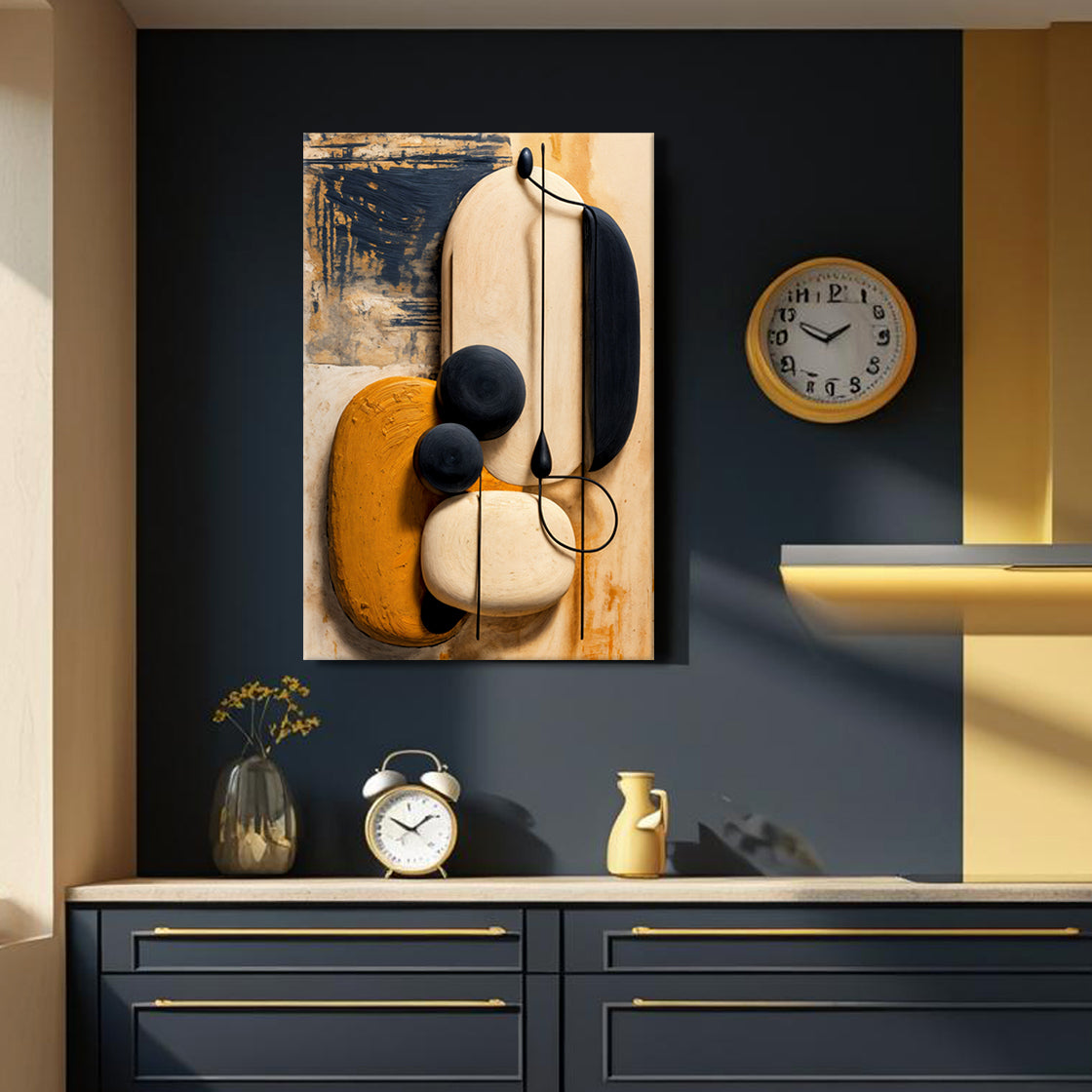 Orange Harmony - Abstract Wall Art