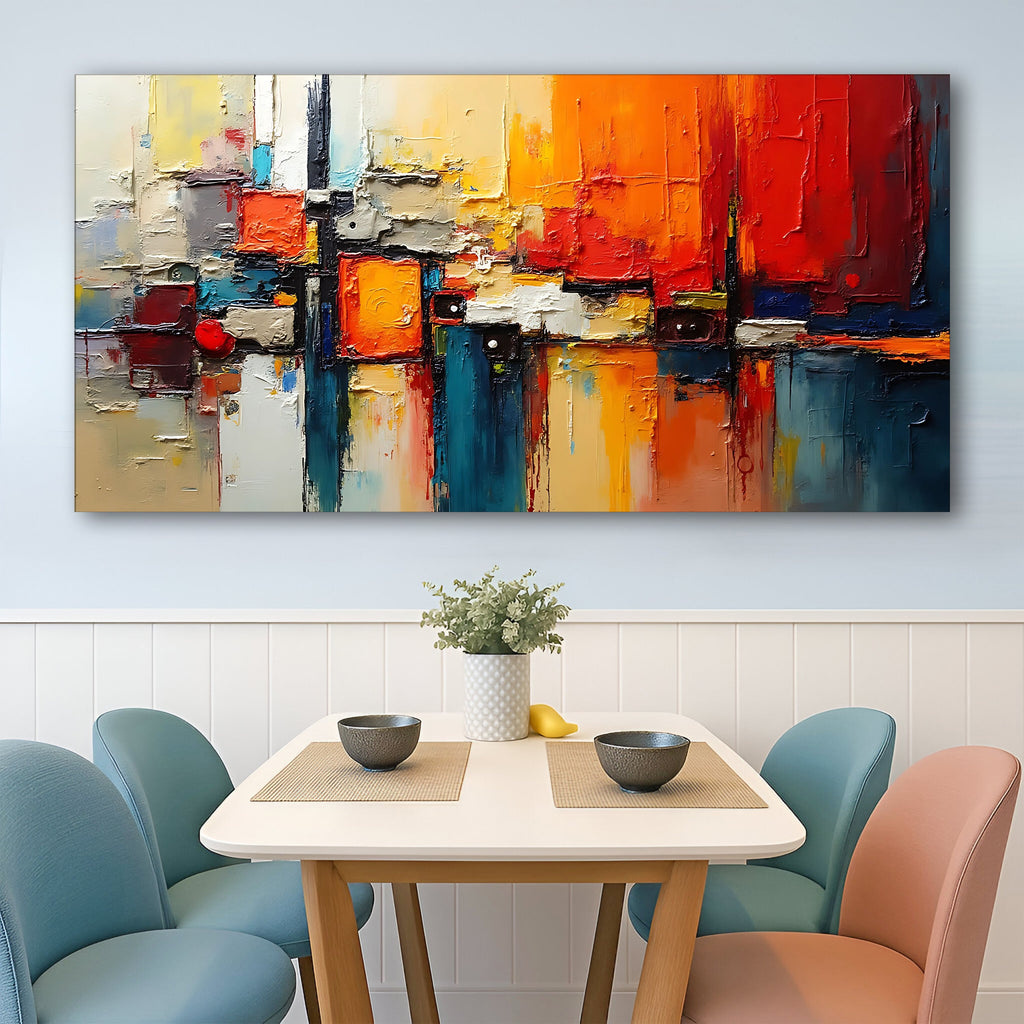Warm Impasto - Abstract Wall Art