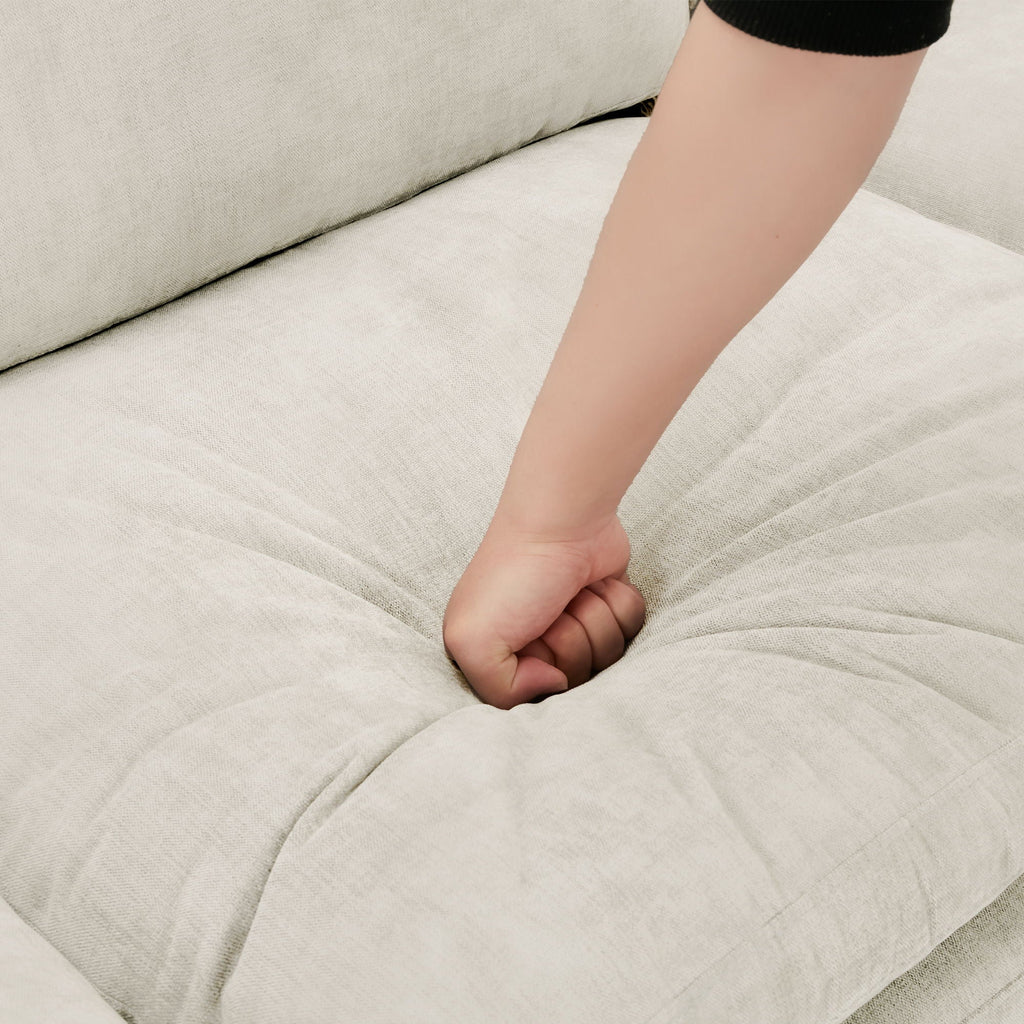 Cozy Upholstered Cushion Armchair