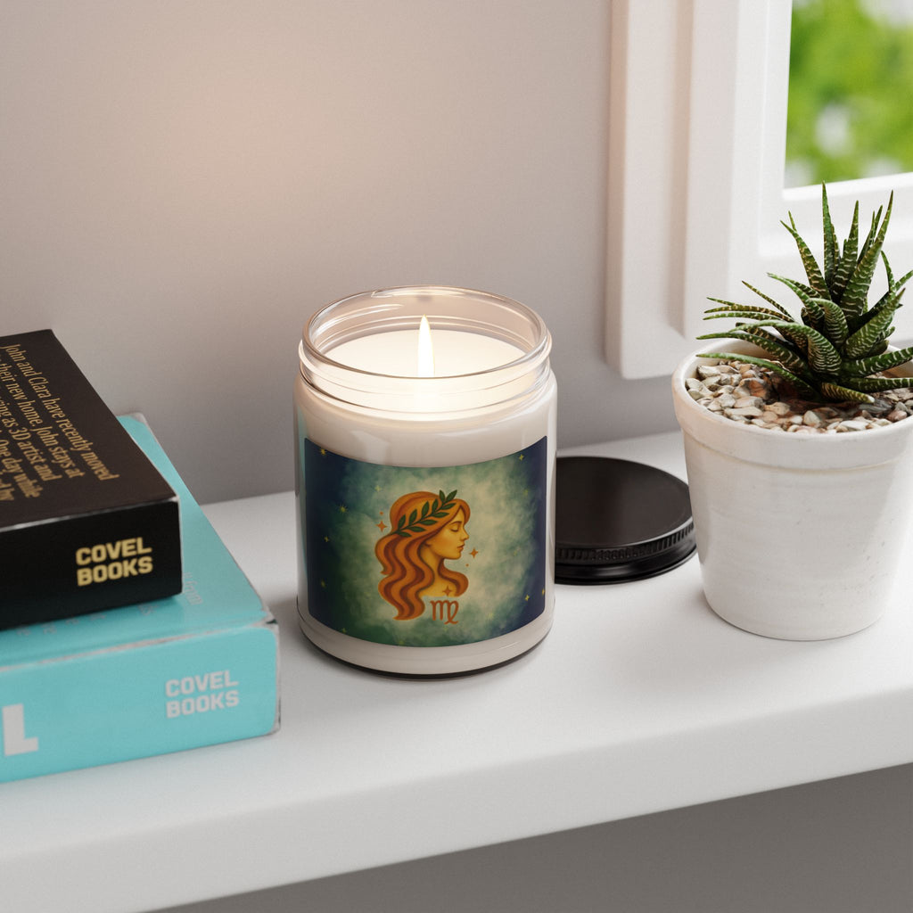 Virgo Soy Candle – Helpful & Analytical, 9 oz