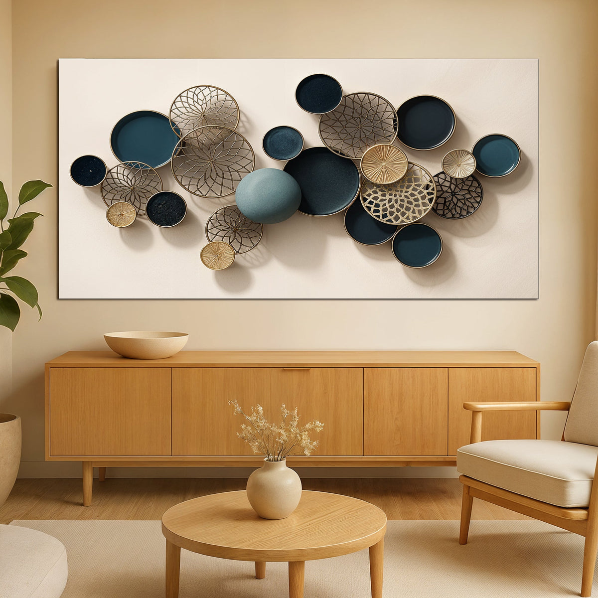 Lotus Leaf- Abstract Wall Art