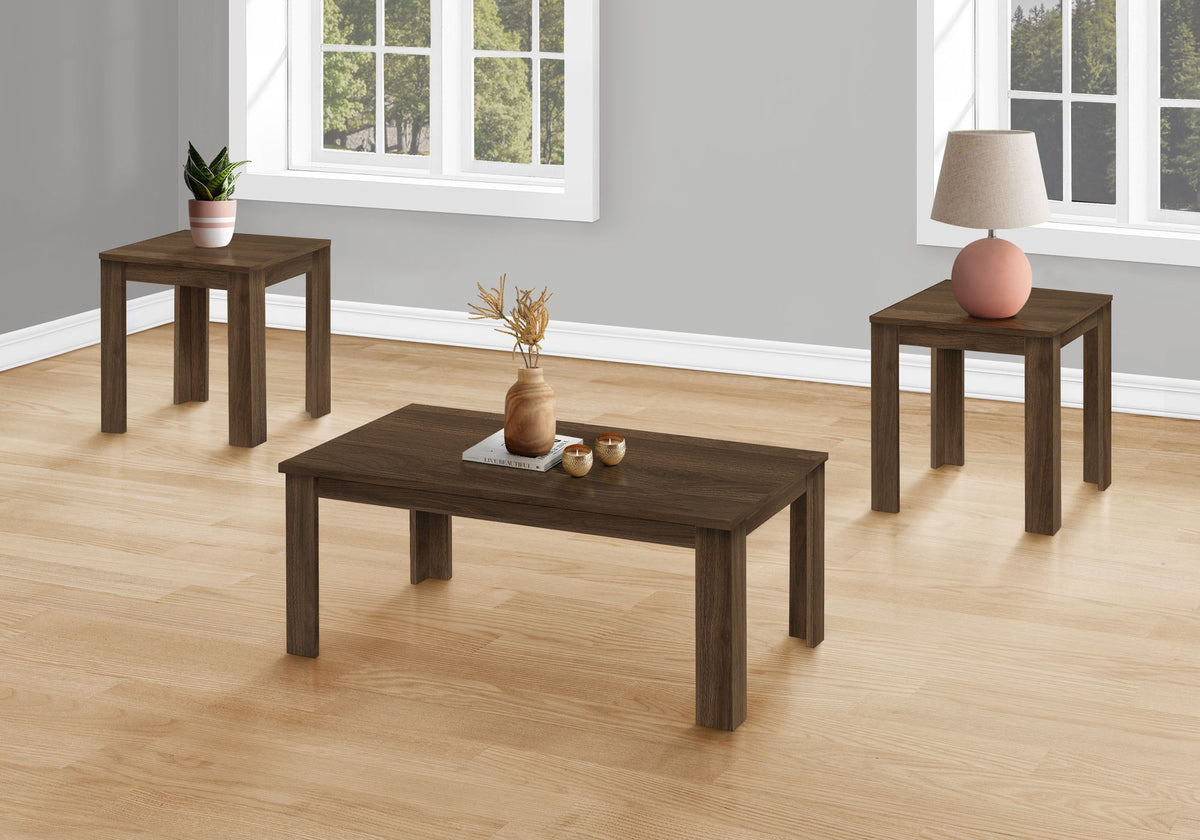 The Linear Accent Table Set-1 Coffee Table & 2 End Tables