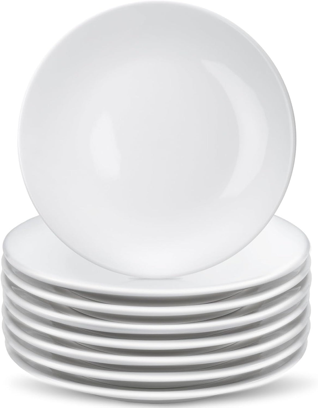 Petite Porcelain Dessert Plates – Set of 8