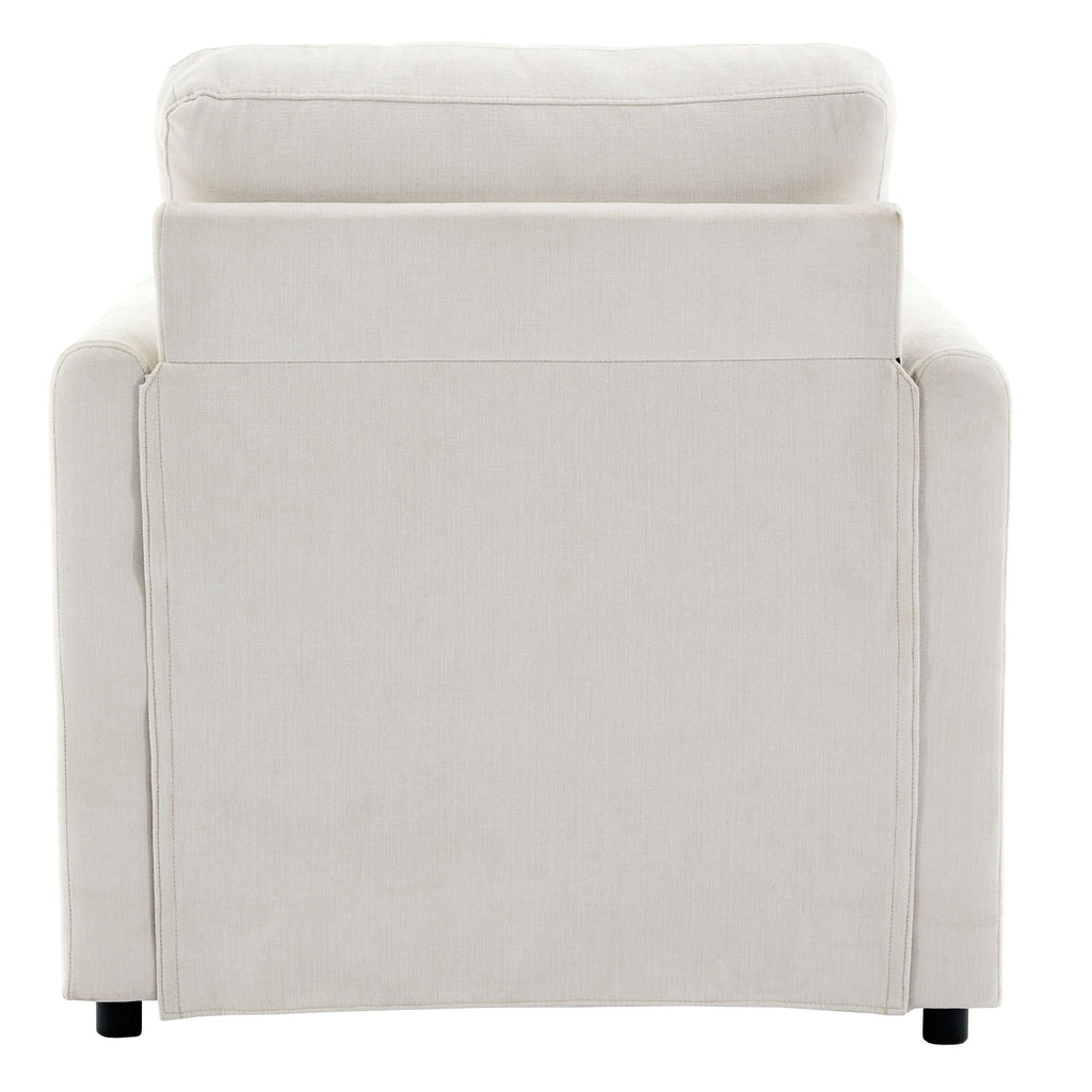 Cozy Upholstered Cushion Armchair