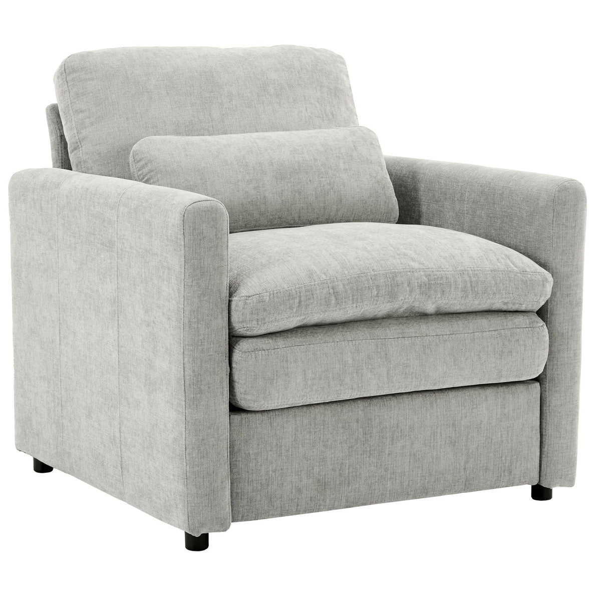 Cozy Upholstered Cushion Armchair