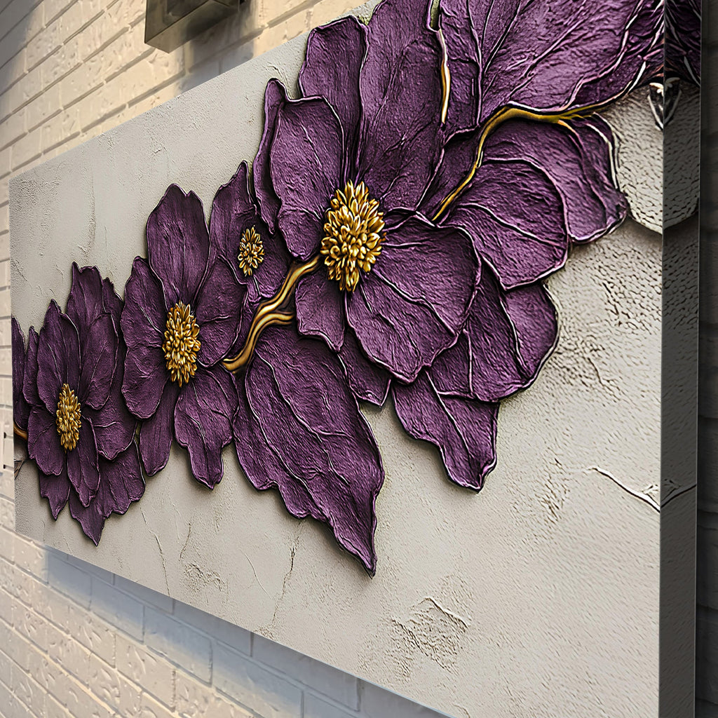 Purple Flower - Wall Art