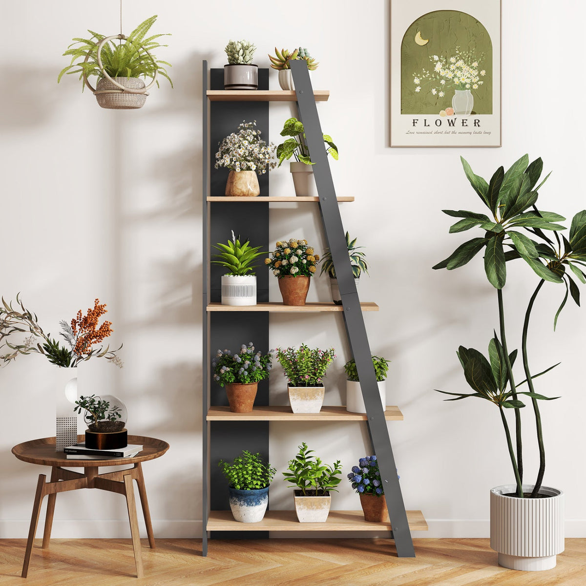 The Vertical 5-Tier Bookshelf, 79" Tall