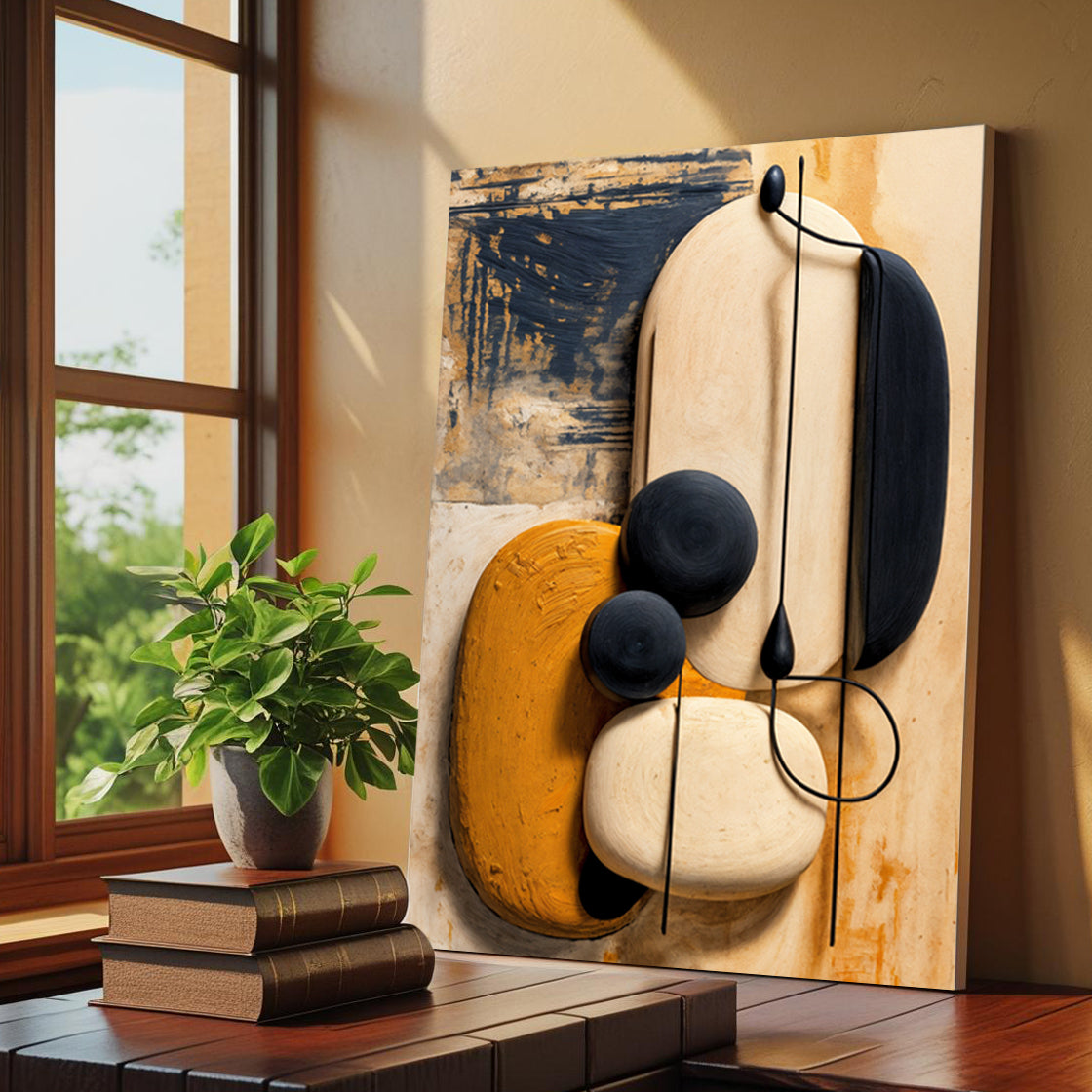 Orange Harmony - Abstract Wall Art