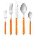 Khen Orange Stainless Steel Flatware – 20-Piece Set