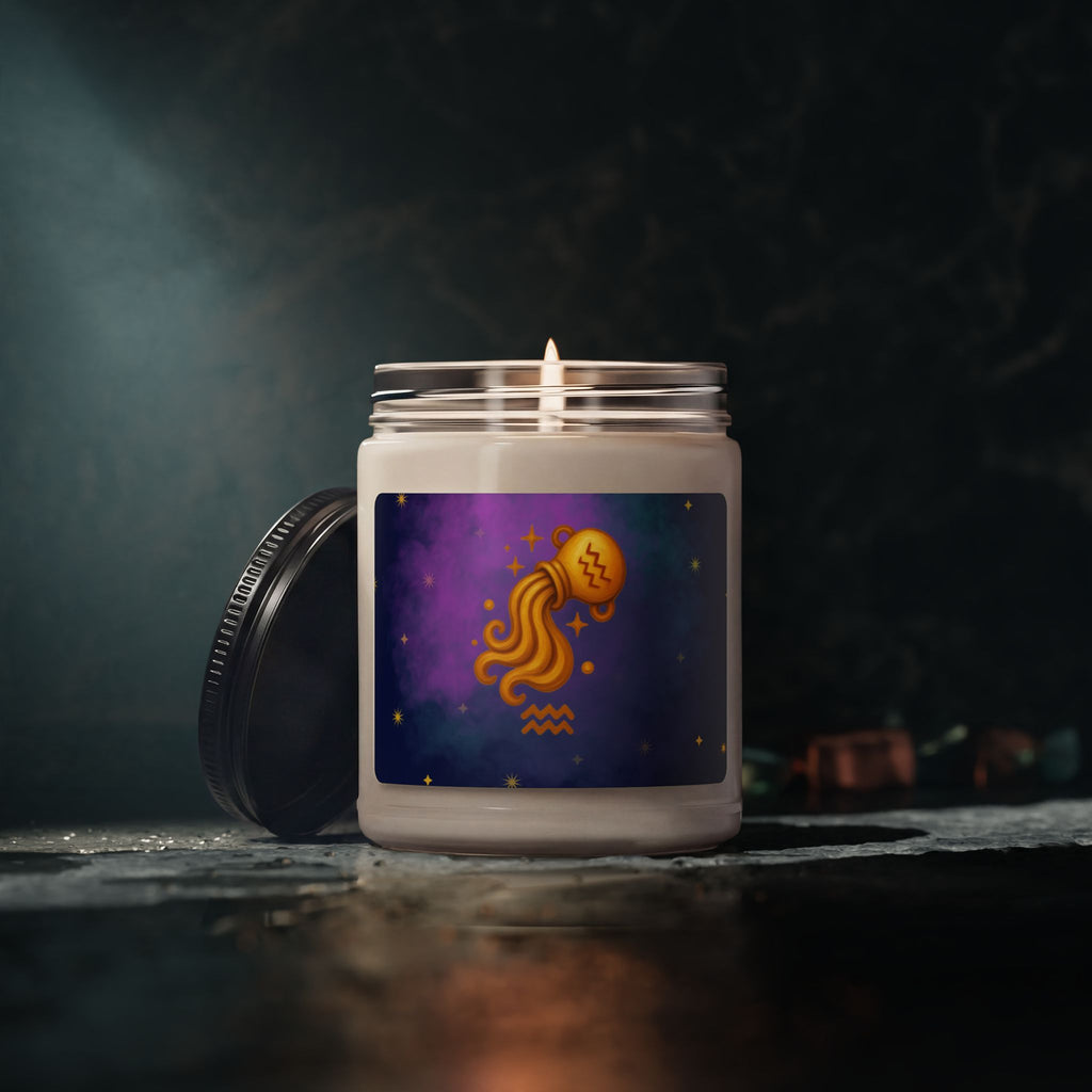 Aquarius Soy Candle – Independent & Inventive, 9 oz