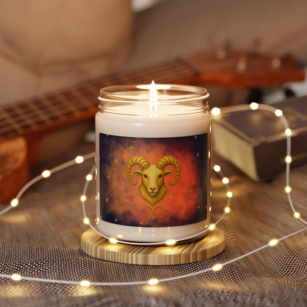 Aries Soy Candle – Bold & Active, 9 oz