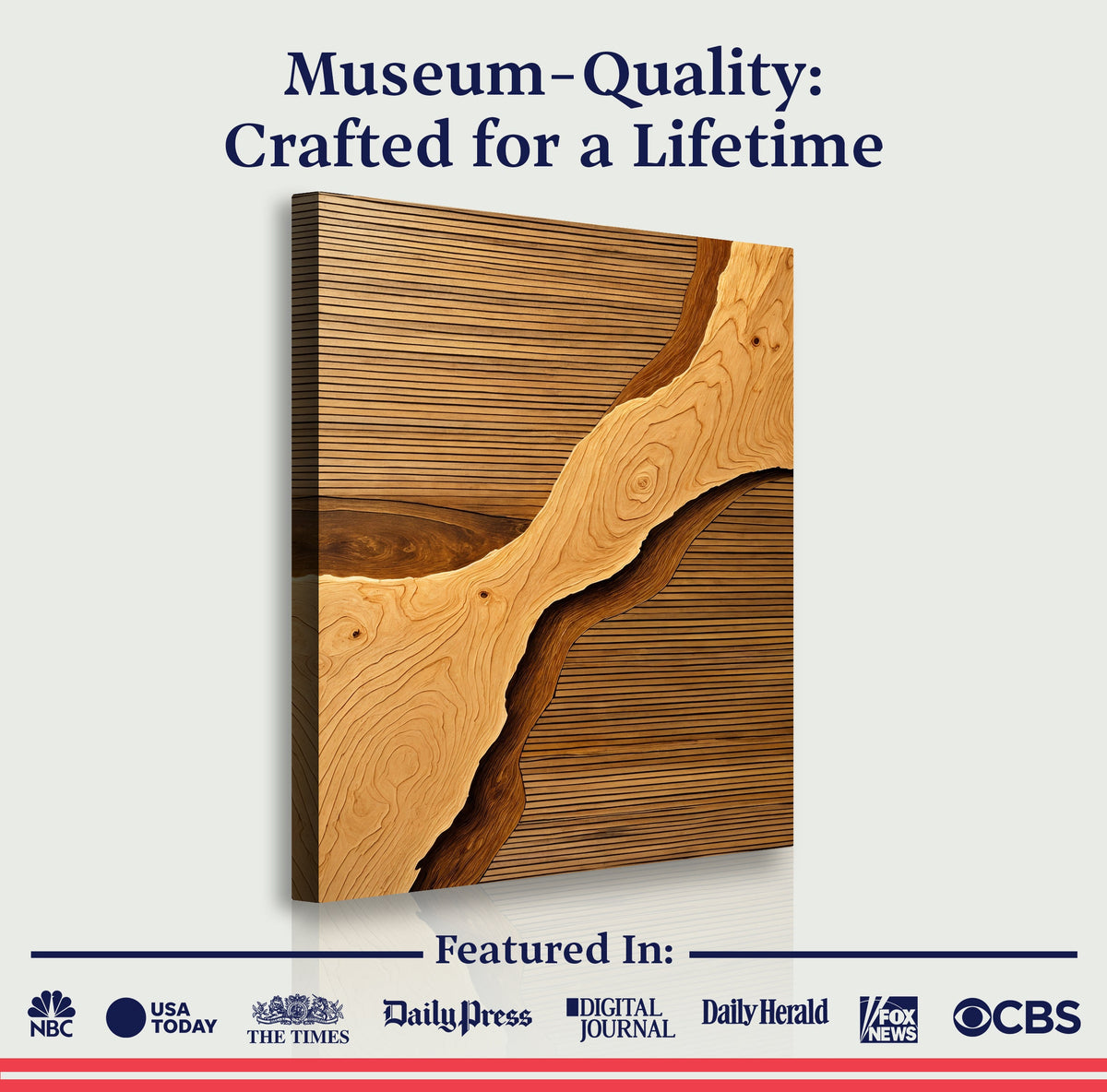 Wood Rift - Wall Art