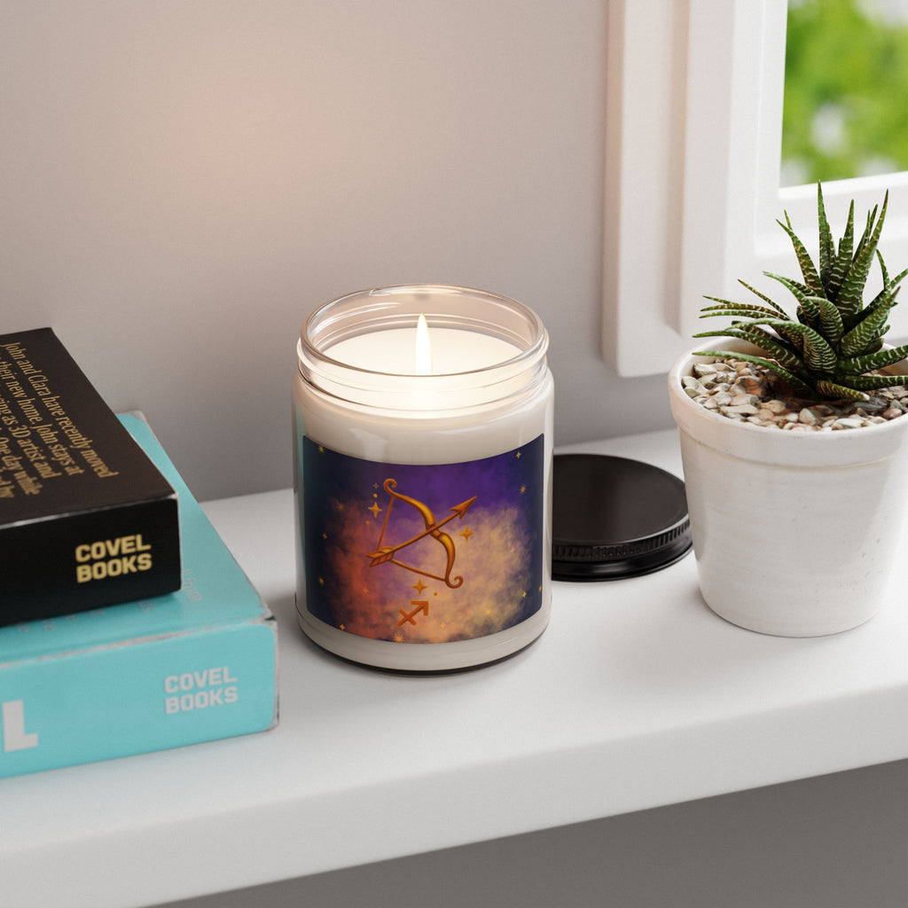Sagittarius Soy Candle – Adventurous & Free, 9 oz