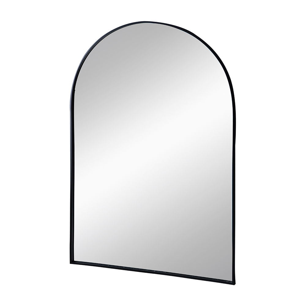 Elegant Arched Mirror With Metal Frame – Wall Mirror for Living Room, Bedroom, or Entryway