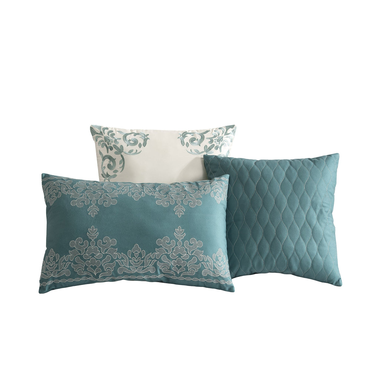 The Marana 9 Pc Medallion Jacquard Comforter Set