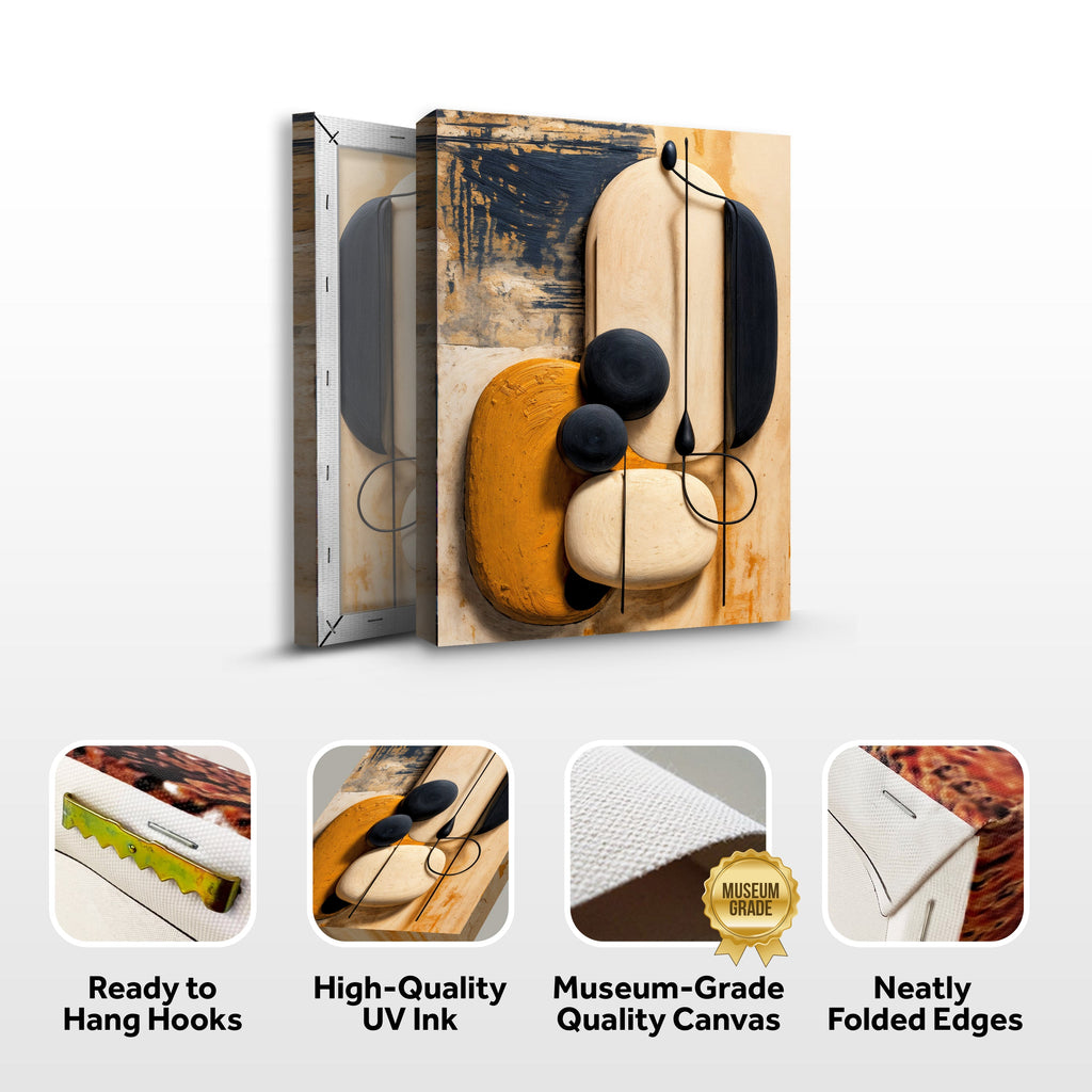 Orange Harmony - Abstract Wall Art